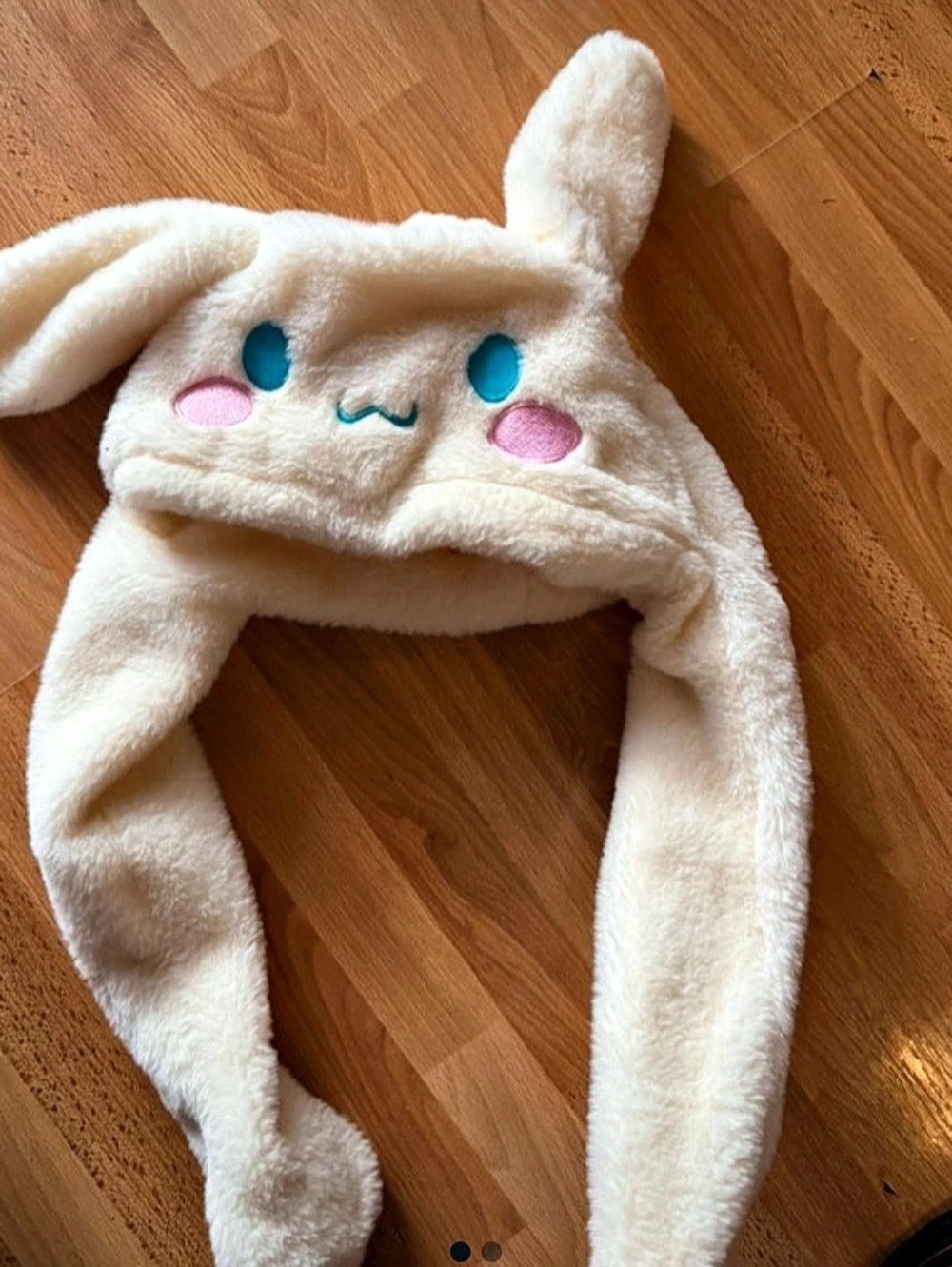 Sanrio Cinnamoroll Plush Moving Ear Hat White & Pink